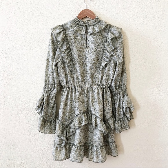 Moussy Vintage Ruffle Floral Dress S - Picture 6 of 8